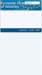 Mobile Screenshot of notaries-directory.eu