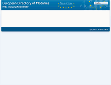 Tablet Screenshot of notaries-directory.eu